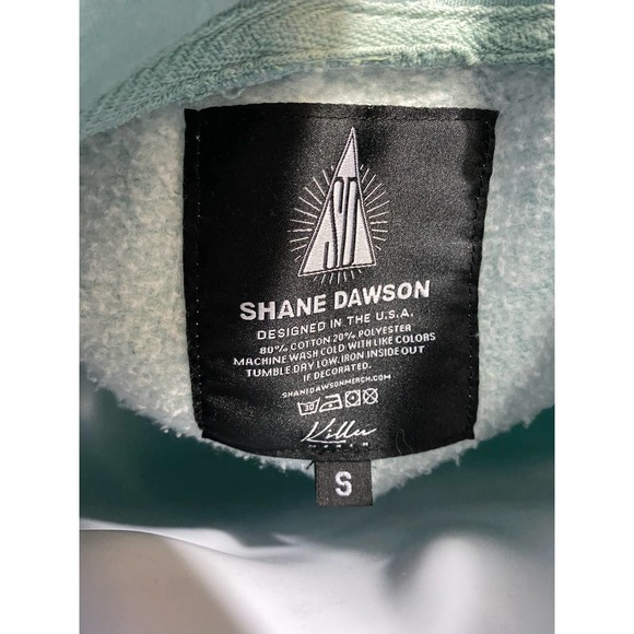 Shane Dawson Seafoam Green Pig Hoodie size Small SHANE DAWSON PIG HOODIE - Picture 2 of 9